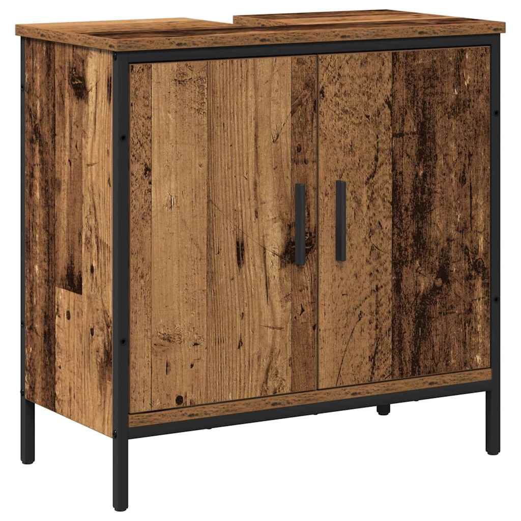 Bathroom Furniture Set with Storage 2 pcs Brown 60 x 30 x 60 cm